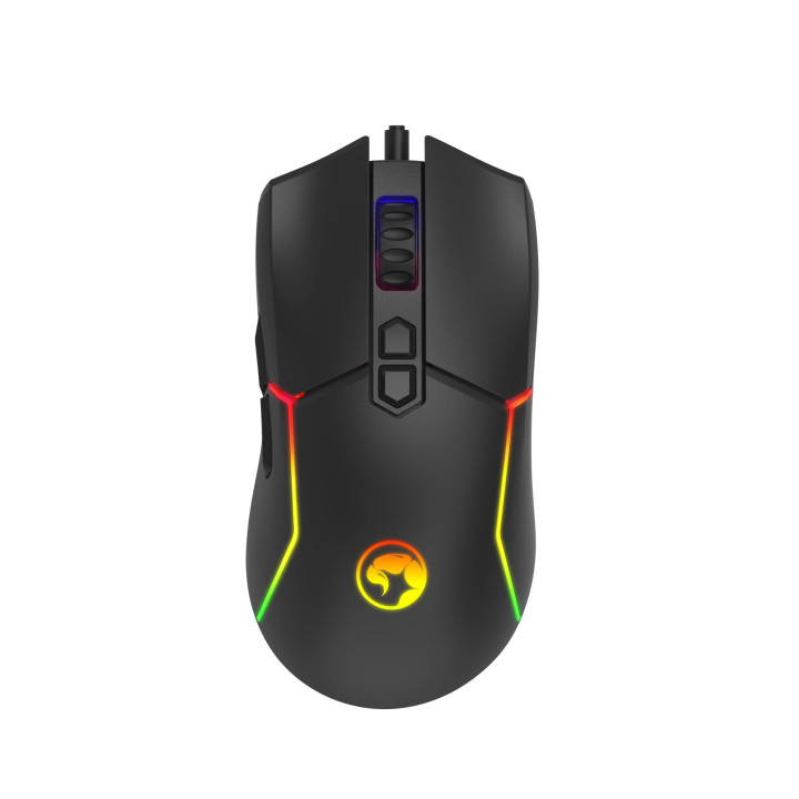 Геймърска мишка Marvo M655 RGB, 12000dpi, 7 програмируеми бутони, 1000Hz - MARVO-M655
