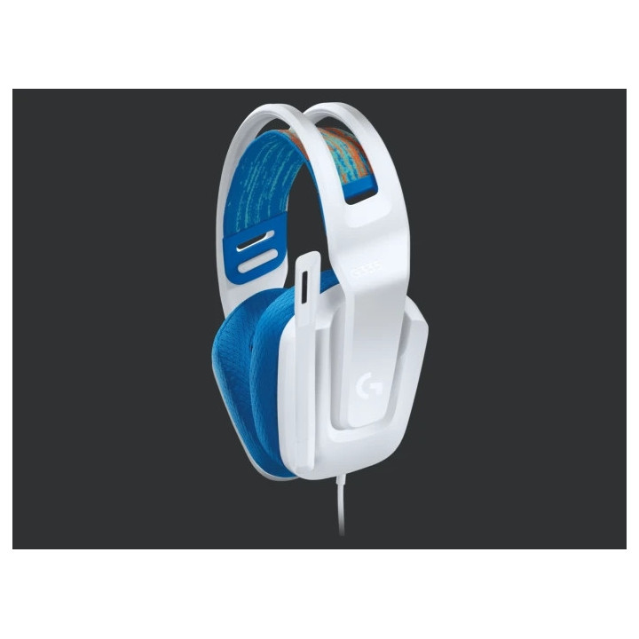 Геймърски слушалки Logitech G335 PRO-G 40, бял - 981-001018