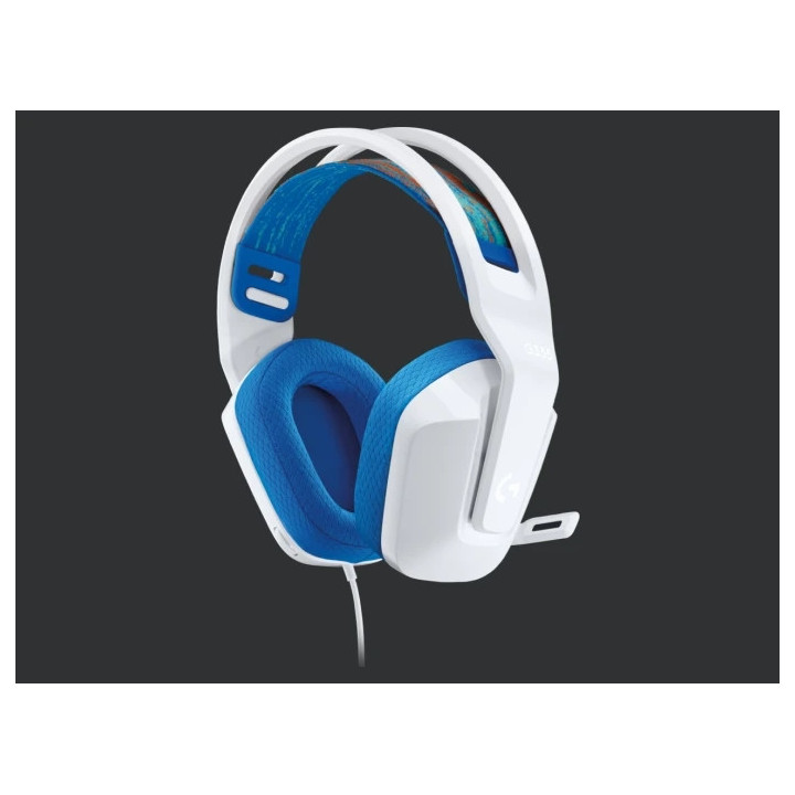 Геймърски слушалки Logitech G335 PRO-G 40, бял - 981-001018