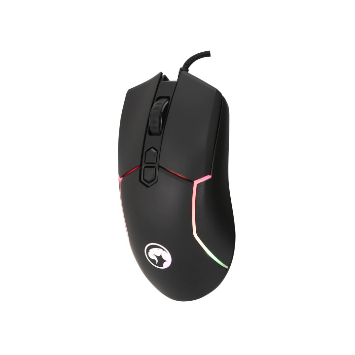 Геймърска мишка Marvo M655 RGB, 12000dpi, 7 програмируеми бутони, 1000Hz - MARVO-M655