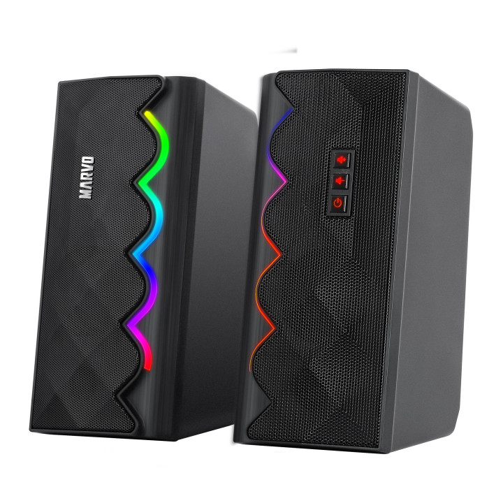 Геймърски колони Marvo 2.0 6W Bluetooth RGB - MARVO-SG-269