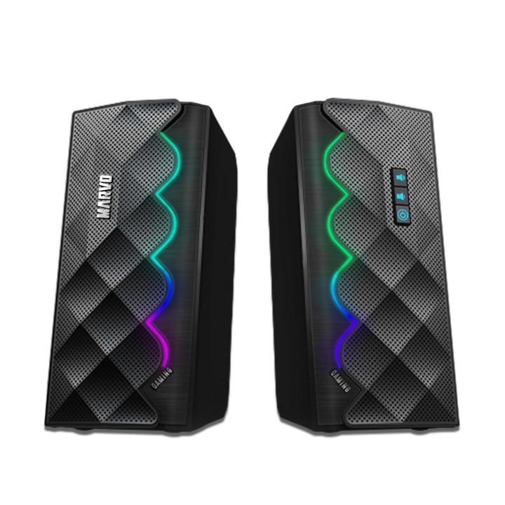 Геймърски колони Marvo 2.0 6W Bluetooth RGB - MARVO-SG-269