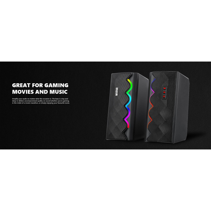 Геймърски колони Marvo 2.0 6W Bluetooth RGB - MARVO-SG-269