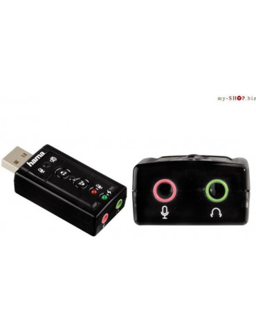 Външна звукова карта HAMA 51620, USB, 7.1 канална