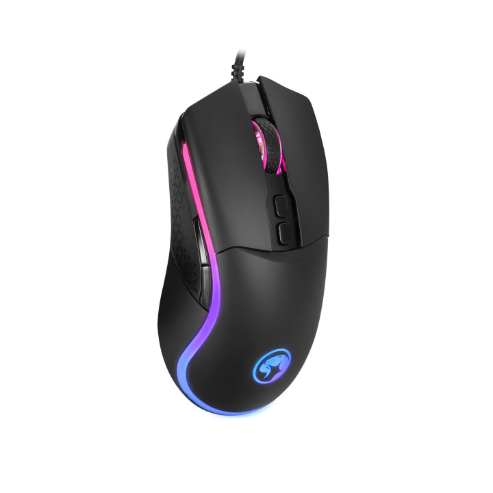 Геймърска мишка Marvo M358 RGB, 7200dpi, 7 програмируеми бутони - MARVO-M358