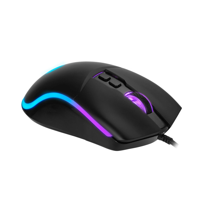 Геймърска мишка Marvo M358 RGB, 7200dpi, 7 програмируеми бутони - MARVO-M358