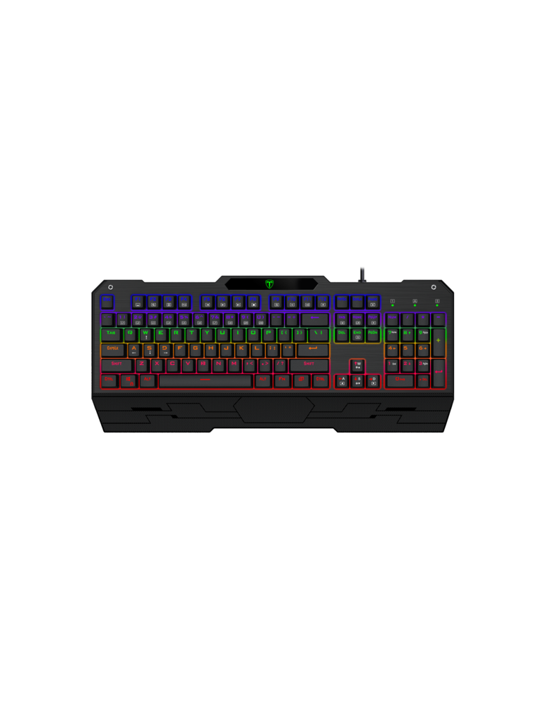 Механична геймърска клавиатура Redragon T-Dagger Battleship Rainbow T-TGK301