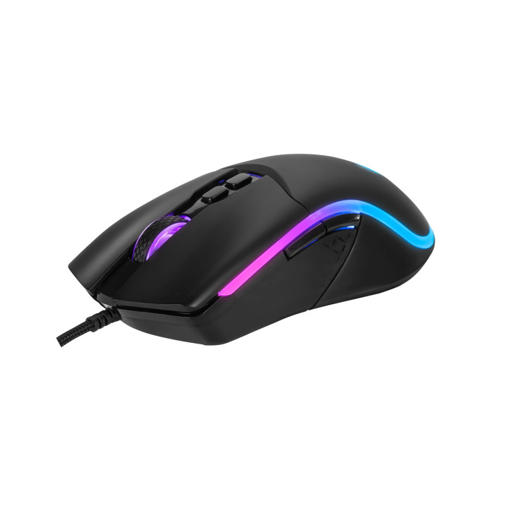 Геймърска мишка Marvo M358 RGB, 7200dpi, 7 програмируеми бутони - MARVO-M358