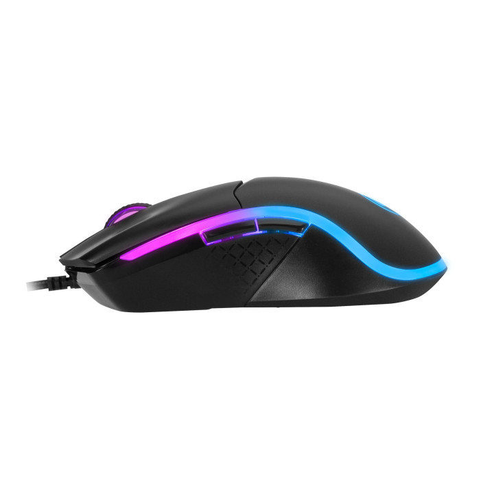 Геймърска мишка Marvo M358 RGB, 7200dpi, 7 програмируеми бутони - MARVO-M358
