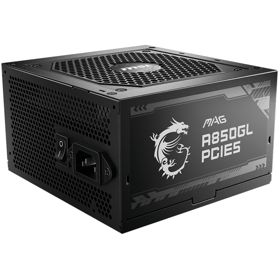 Захранване MSI MAG A850GL PCIE5, 850W, 80 Plus Gold, 120mm