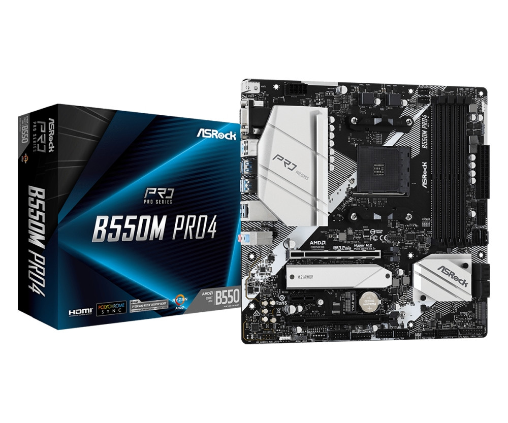 Дънна платка AsRock B550M PRO4