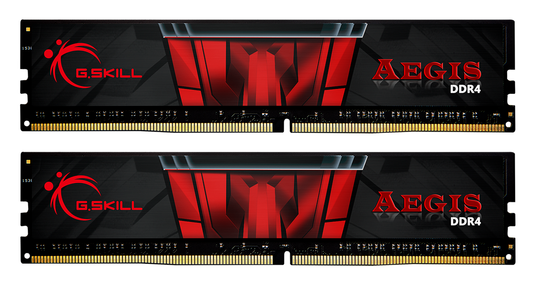 RAM памет G.SKILL Aegis 16GB(2x8GB) 3200MHz, F4-3200C16D-16GIS