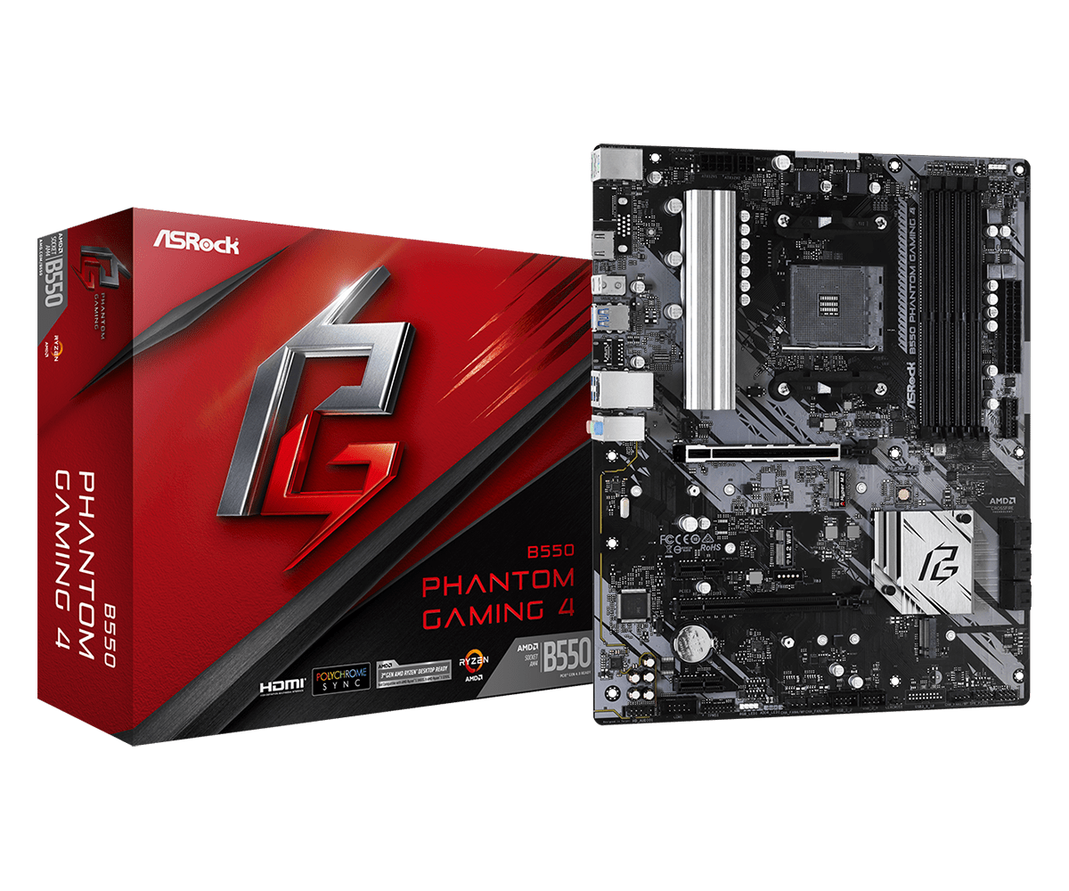 Дънна платка AsRock B550 PHANTOM GAMING 4