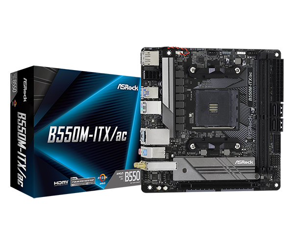 Дънна платка AsRock B550M-ITX/AC