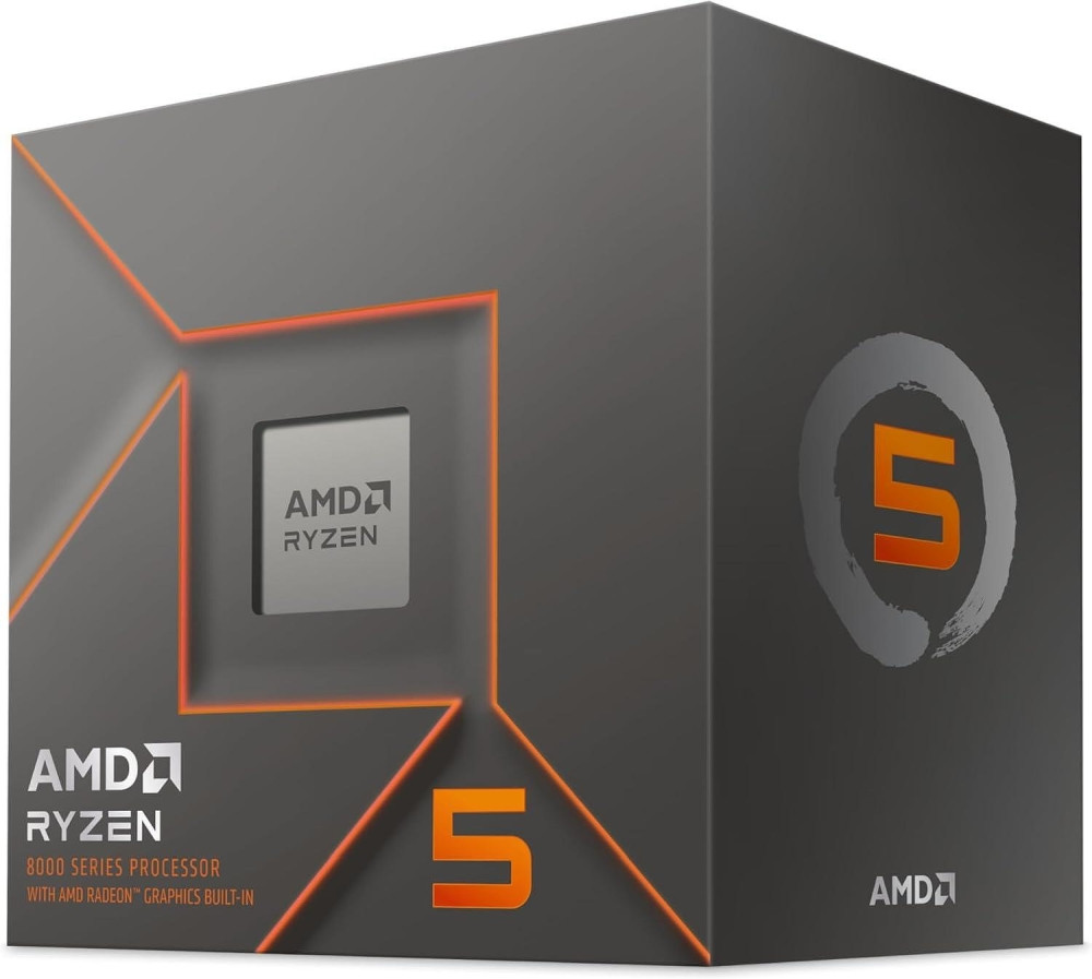Процесор AMD Ryzen 5 8400F 6C/12T, 4.2GHz / 5.7GHz Boost, 22MB, 65W, AM5 - 100-100001591BOX