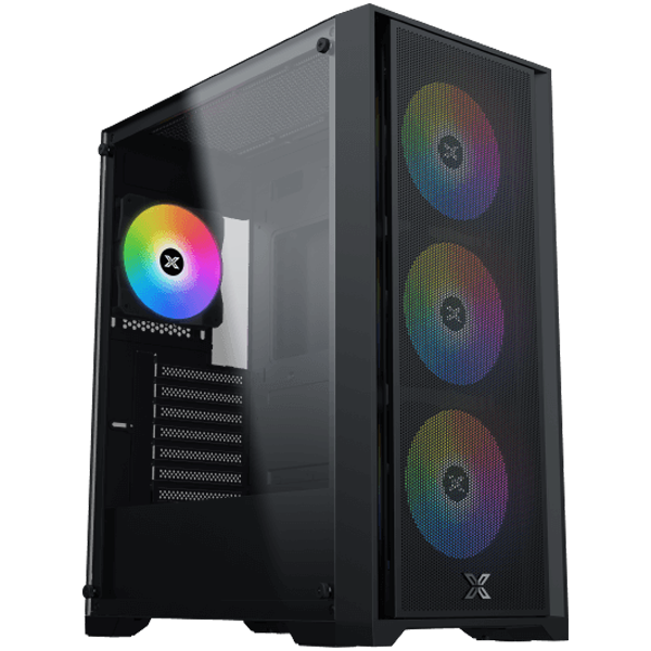Кутия за компютър XIGMATEK Gaming X II, EN42850, BK, EATX, U3x1 & U2, Front Mesh Grill & Left TG, 4бр Z20A & ARGB Control PCB