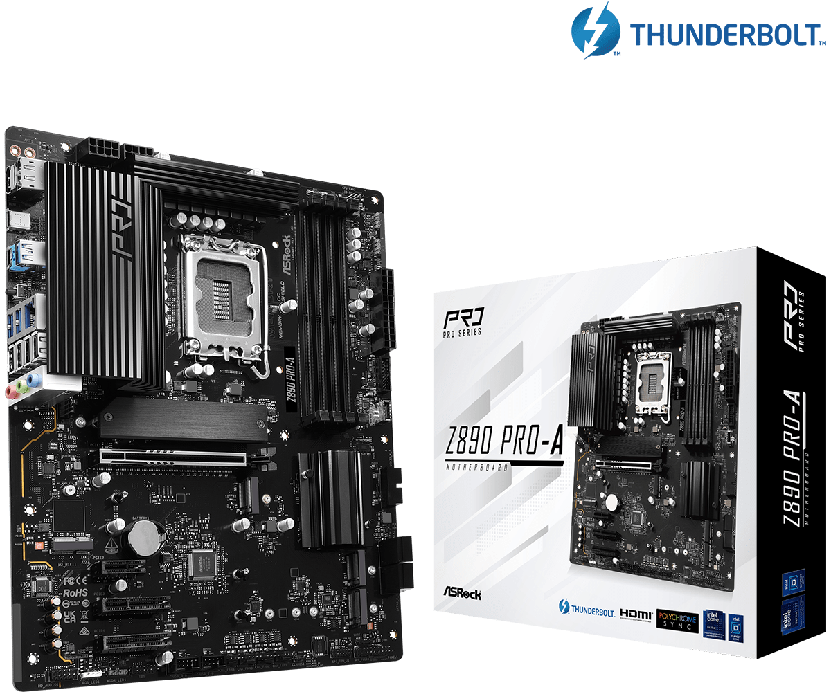 Дънна платка AsRock Z890 PRO-A, LGA1851