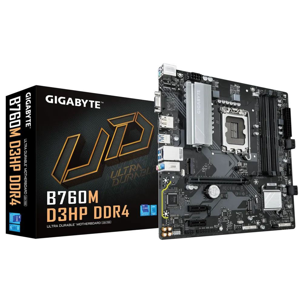 Дънна платка Gigabyte B760M D3HP DDR4, LGA1700