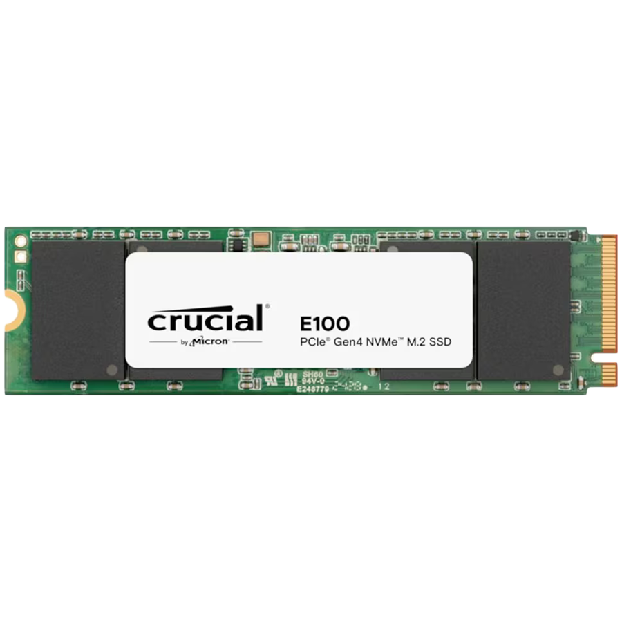 SSD диск Crucial E100 1TB PCIe 4.0 Gen4 M.2 2280 NVMe, 5000/3000 MB/s - CT1000E100SSD8