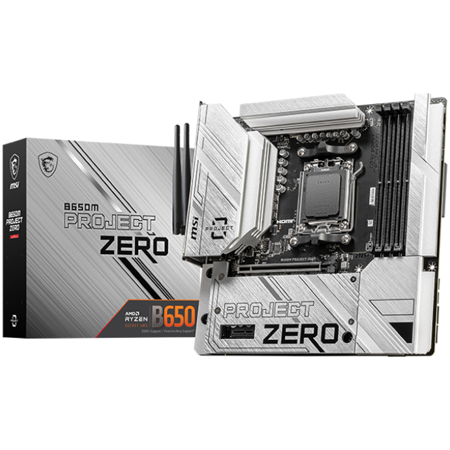 Дънна платка MSI B650M PROJECT ZERO, mATX, AM5
