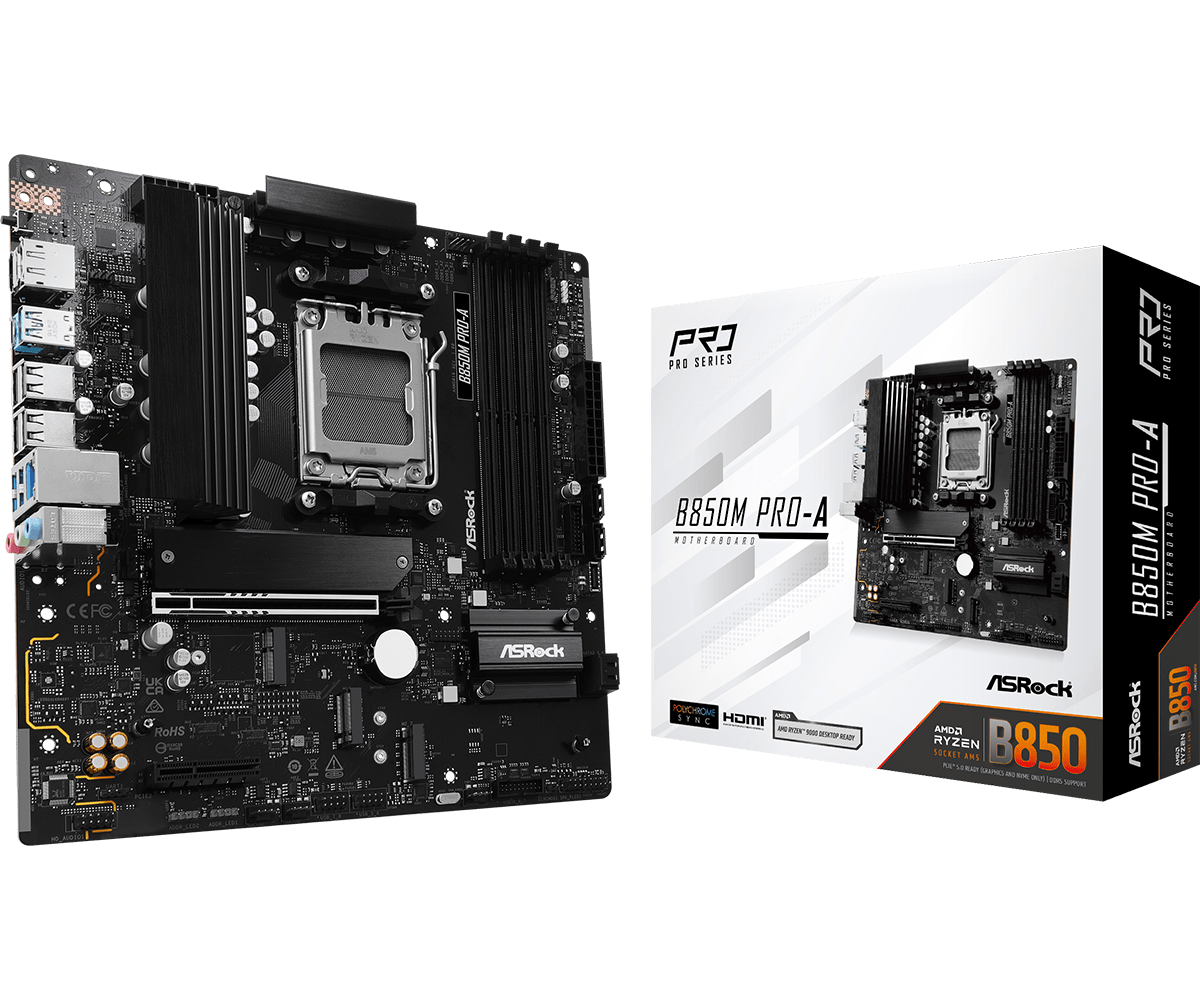 Дънна платка AsRock B850M PRO-A, AM5