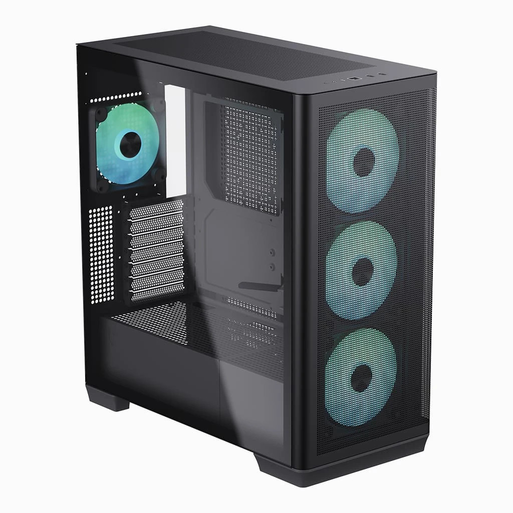 Кутия за компютър APNX C1-R, ATX, Black - C1-R-BK-v1