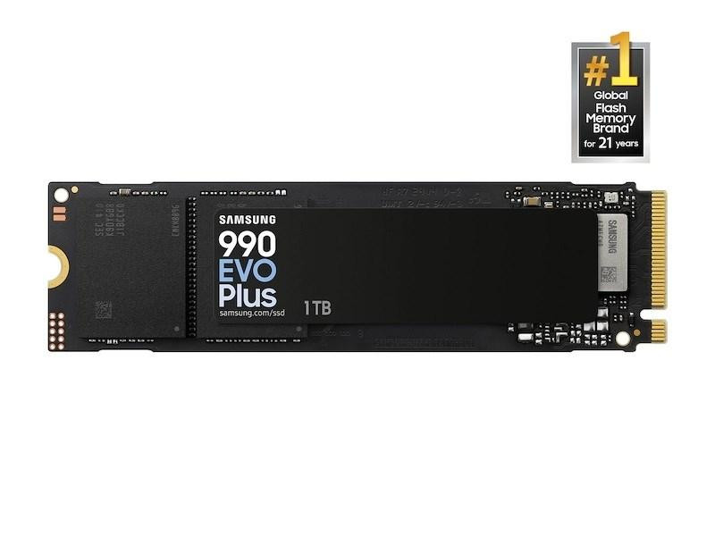 SSD диск 1TB Samsung 990 EVO Plus, M.2 Type 2280, 7150/6300MB/s - MZ-V9S1T0BW