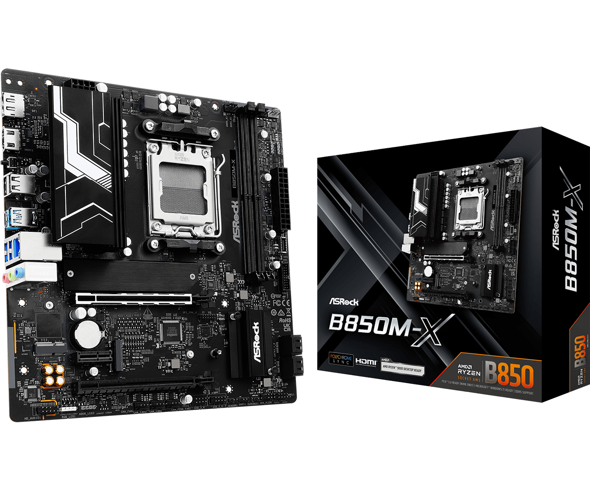 Дънна платка AsRock B850M-X, AM5