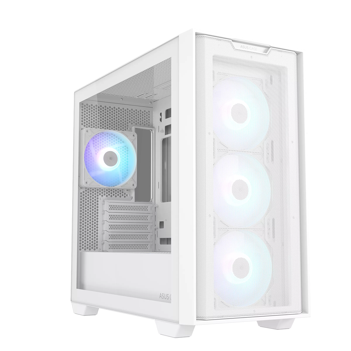 Кутия за компютър Asus A21 PLUS TG White - 90DC00H3-B19000