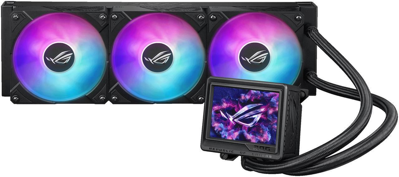 Водно охлаждане за процесор Asus ROG RYUJIN III 360 ARGB EXTREME 3.5" LCD Display - 90RC0131-M0EAY0