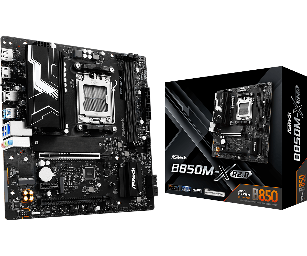 Дънна платка AsRock B850M-X R2.0, AM5