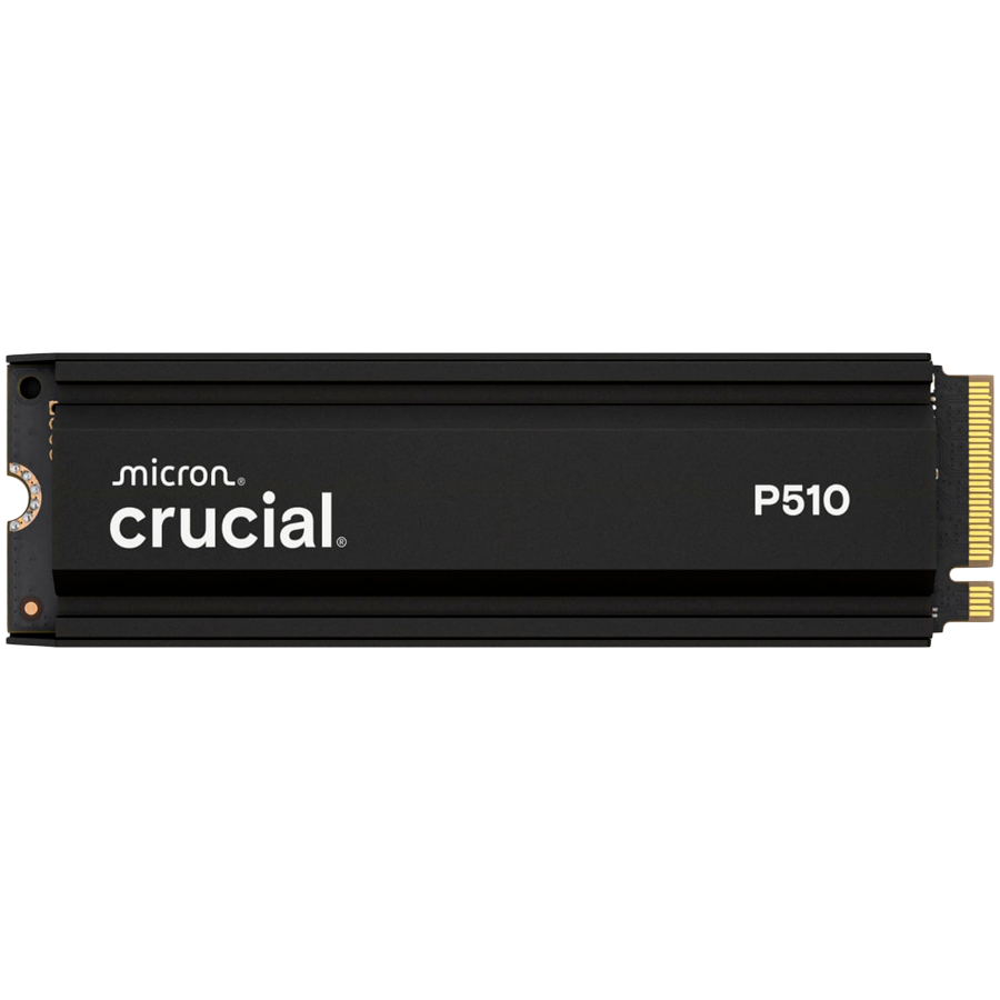 SSD диск Crucial 1TB P510 PCIe Gen5 NVMe 2280 M.2 SSD, 11000/9500 MB/s - CT1000P510SSD8