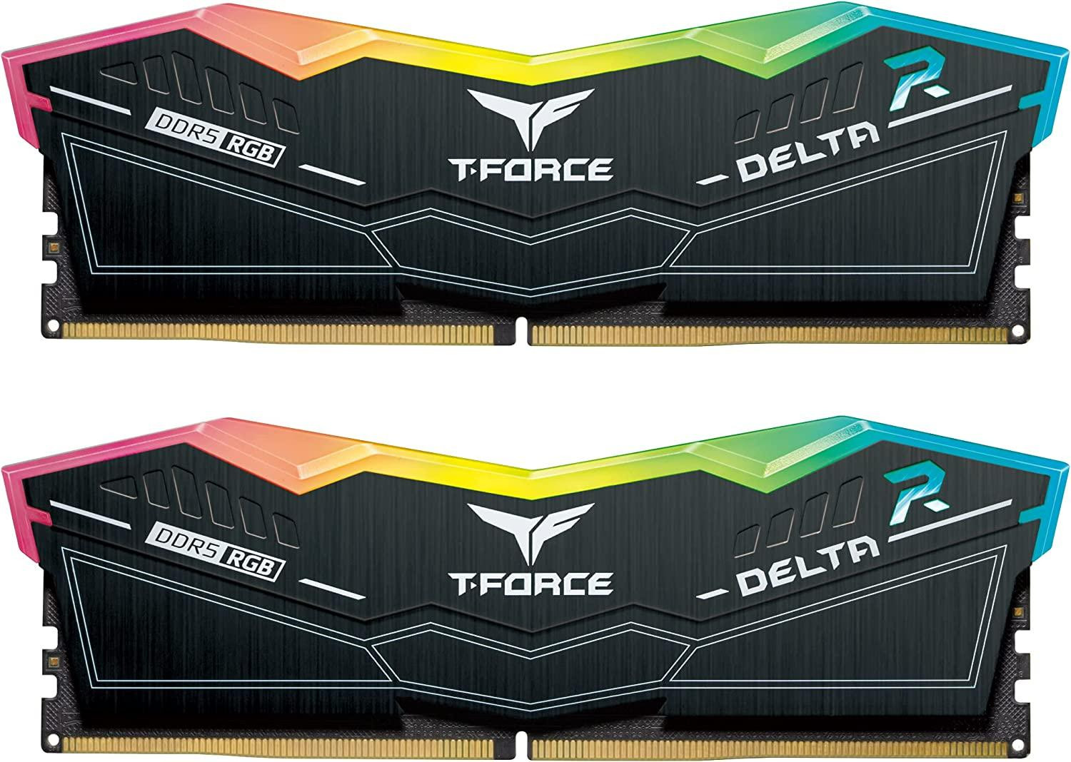 RAM памет Team Group 32GB (2x16GB) 6000MHz DDR5 CL40 T-Force Delta RGB - FF3D532G6000HC38ADC01