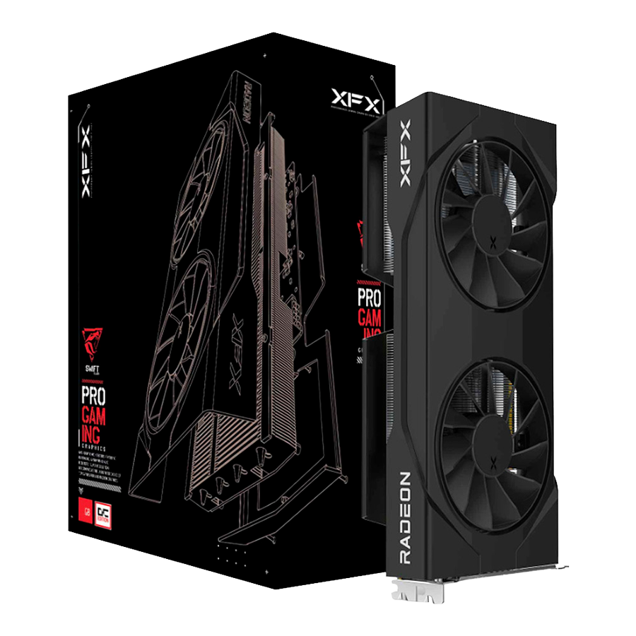 Видео карта XFX SWIFT AMD Radeon RX 9060 Gaming Edition with 8GB GDDR6, 128bit - RX-96SWFT8BC