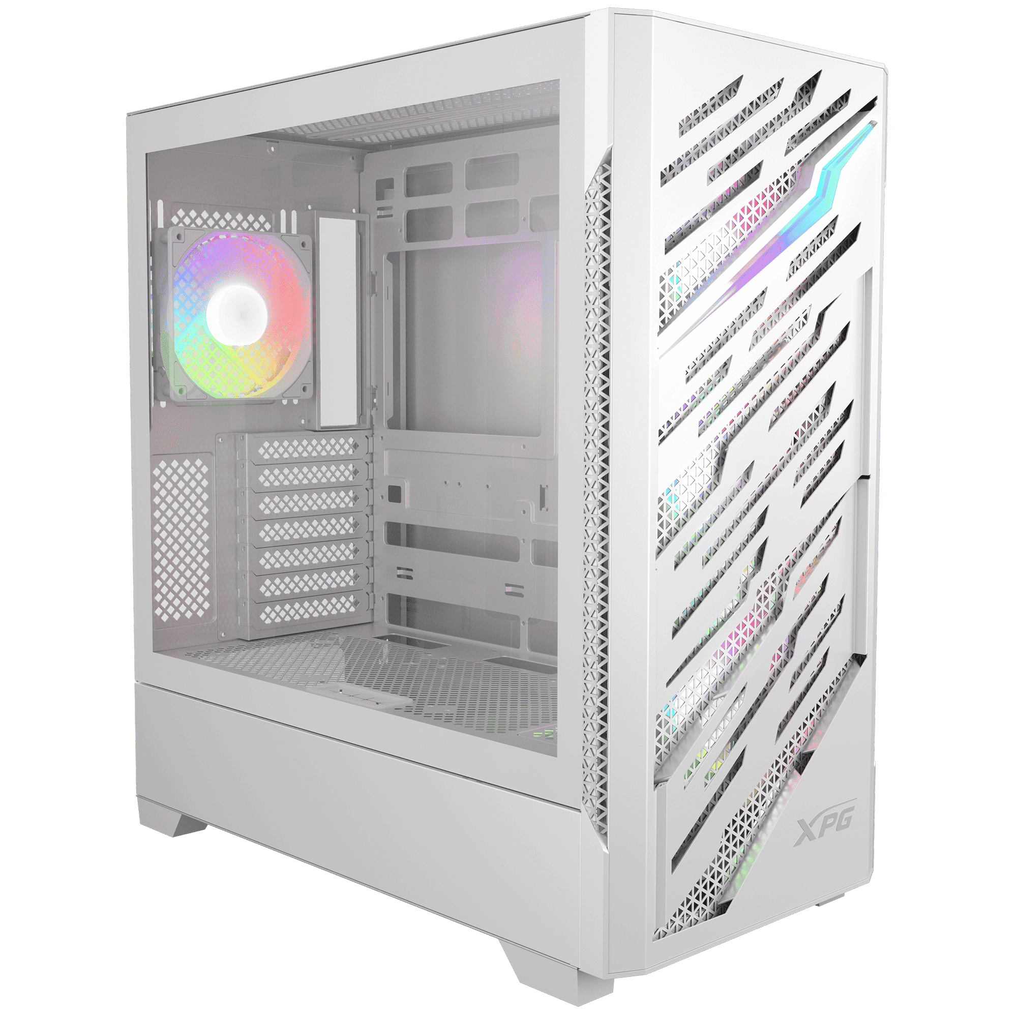 Кутия за компютър Adata XPG STARKER AIR BTF WHITE - STARKERAIRBTFMTA-WHCWW