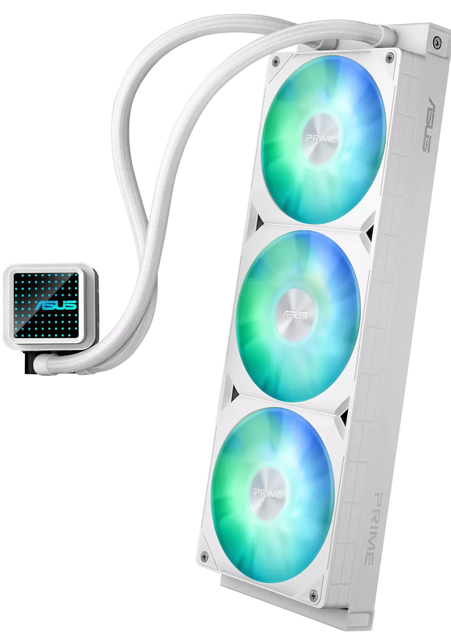 Водно охлаждане за процесор Asus PRIME LC 360 ARGB White Edition - 90RC0102-B0EAY0
