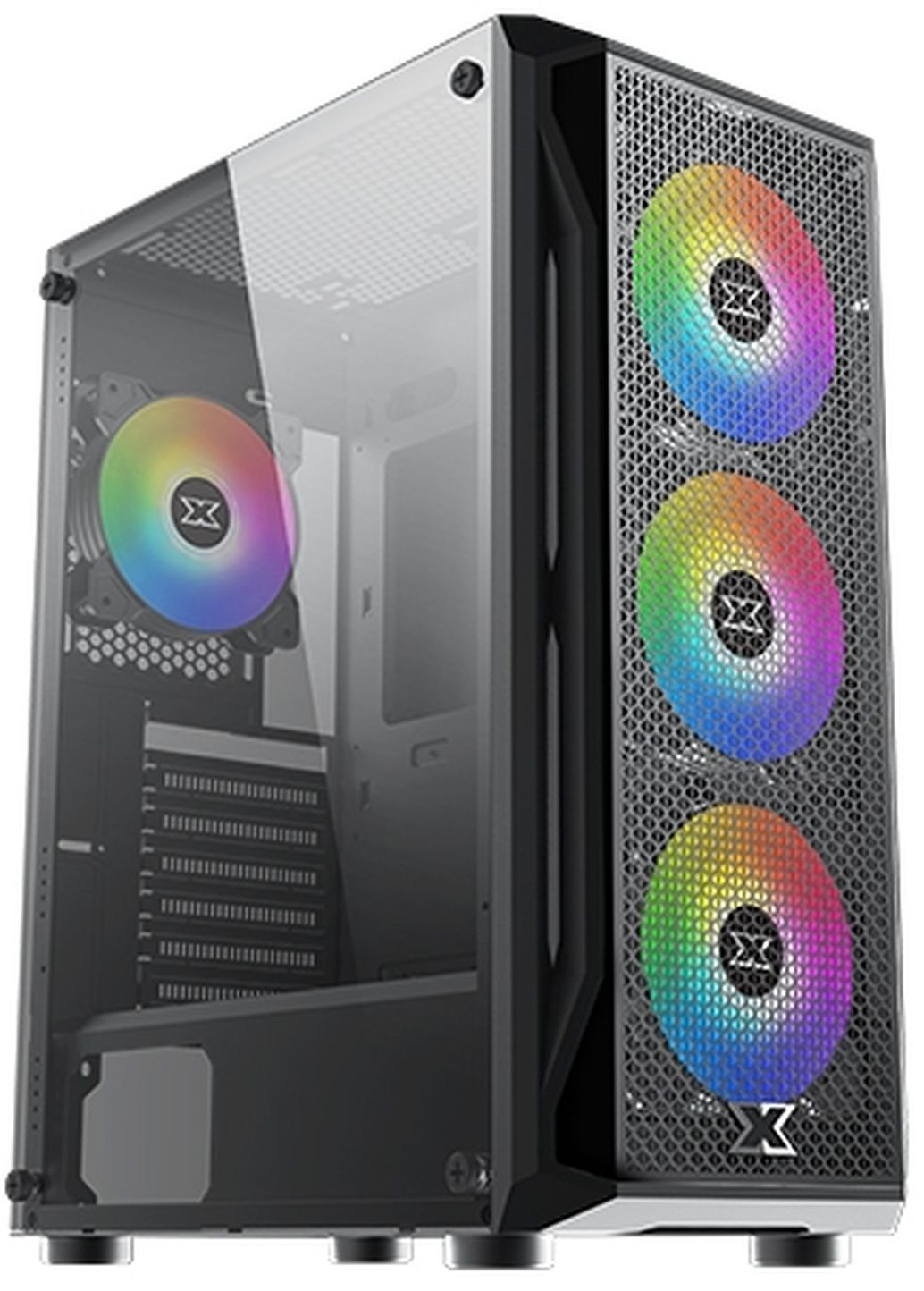 Кутия за компютър XIGMATEK Gaming X  EN46621, ATX/M-ATX/Mini ITX, 4PCS X24F Fixed RGB Fan