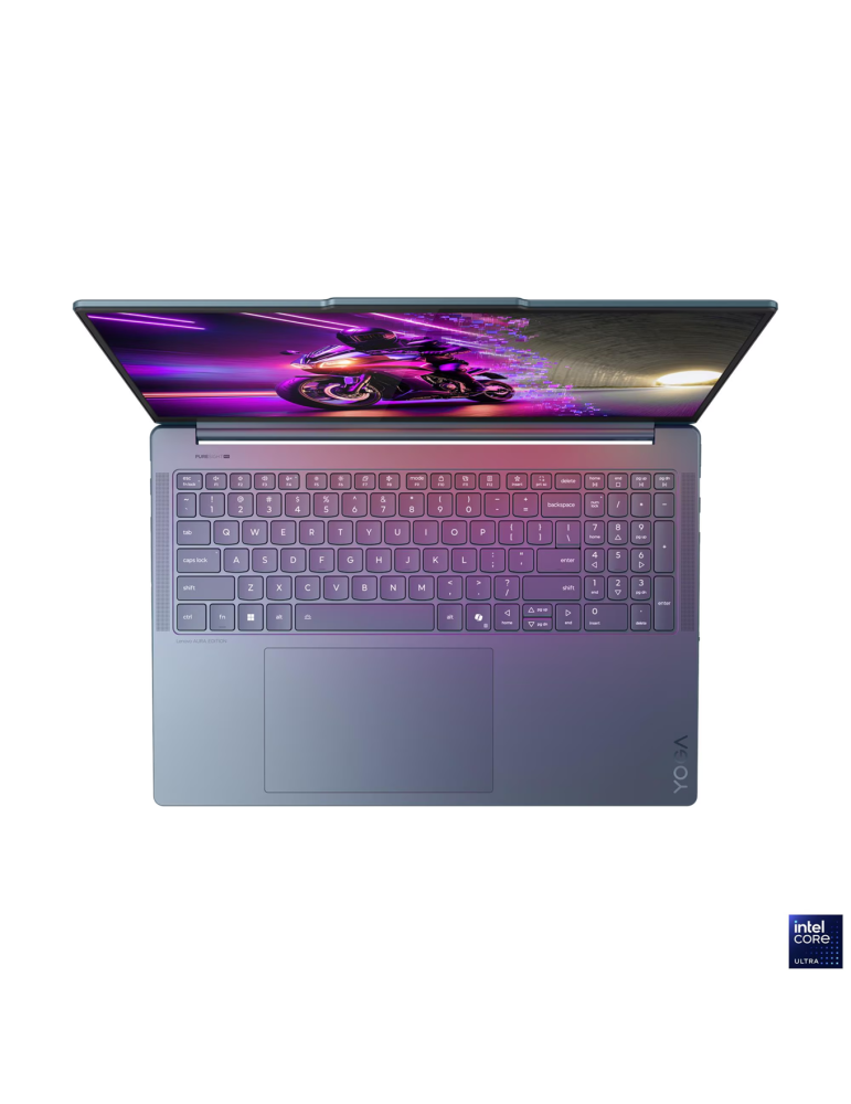 Лаптоп Lenovo Yoga Pro 9 16, 16" IPS 2880x1800, Intel Core Ultra 7 255H, RTX 5050 8GB, 32GB LPDDR5X, 1TB SSD, Win 11 Home - 83L0000UBM - 6