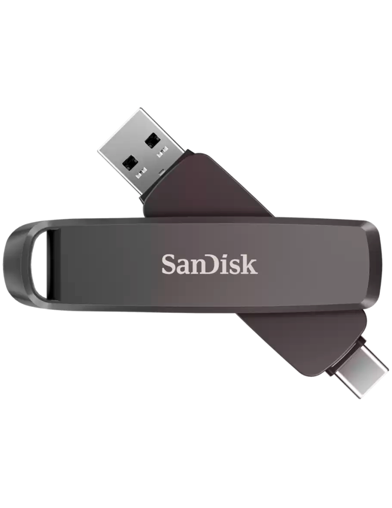 USB флаш памет SanDisk Extreme PRO Dual Drive, 1TB, USB 3.2 Gen 2, Type-C + Type-A, 1000/900MB/s - SDDDE1-1T00-G46 - 1
