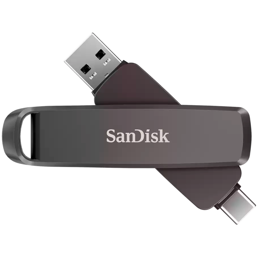 USB флаш памет SanDisk Extreme PRO Dual Drive, 512GB, USB 3.2 Gen 2, 1000/900MB/s - SDDDE1-512G-G46 - 1