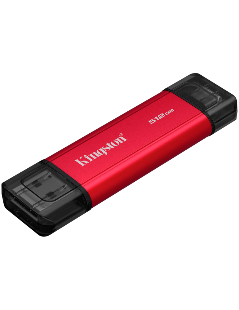 Външен диск Kingston Dual USB-A/C Portable SSD, 512GB, USB 3.2 Gen 2, 1050MB/s - SPSD/512GB - 3