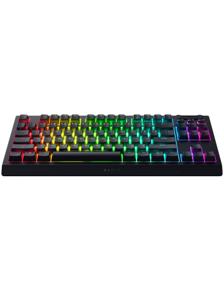 Професионална безжична механична клавиатура RAZER BlackWidow V4 Tenkeyless HyperSpeed, Механични суичове, Bluetooth/RF, RGB подсветка, US Layout - RZ03-05480100-R3M1 - 2
