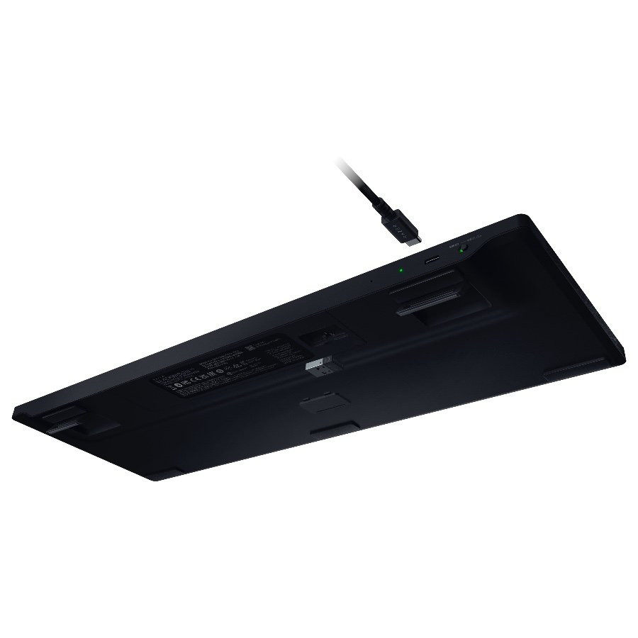 Безжична геймърска механична нископрофилна клавиатура Razer BlackWidow V4 Low-profile HyperSpeed, Green Switch, US Layout - RZ03-05270100-R3M1 - 6