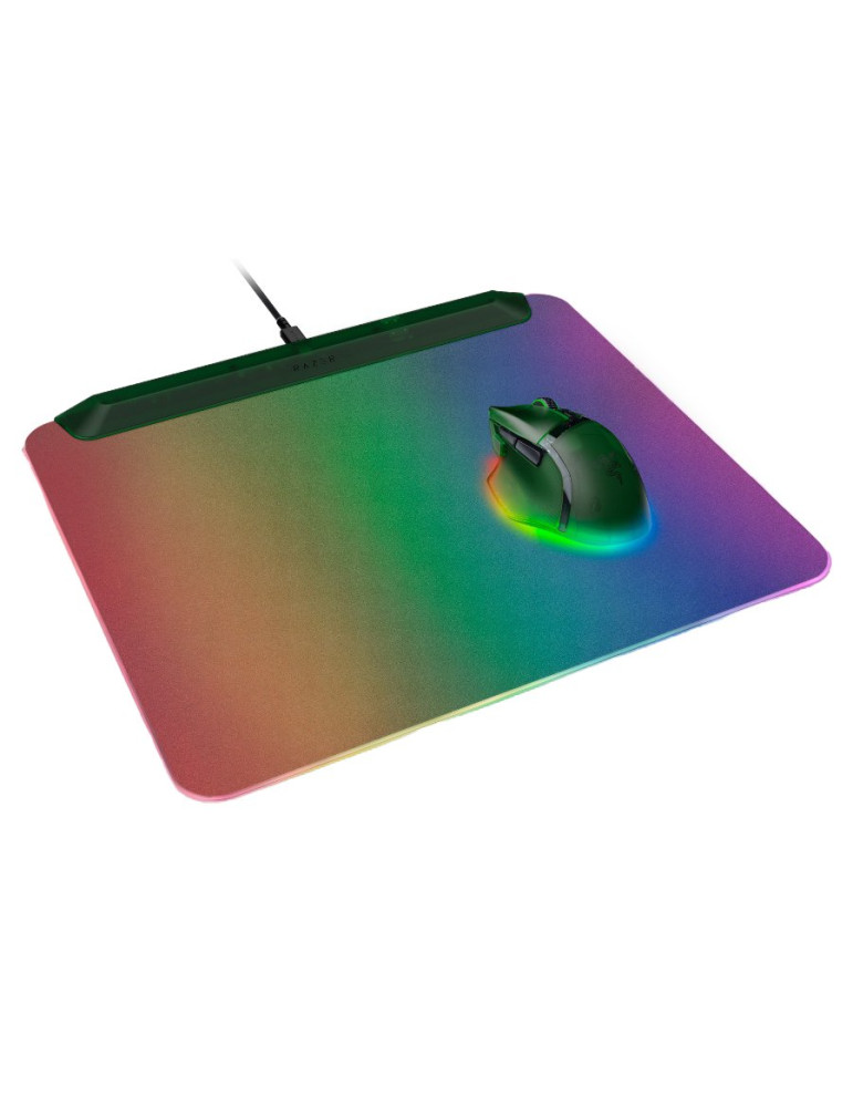 Професионален гейминг пад Razer Firefly V2 Pro, 355x255mm, Phantom Green, RGB 19 зони, USB - RZ02-04920300-R3M1 - 2