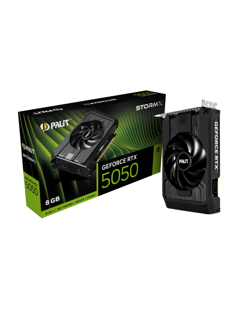 Видео карта PALIT GeForce RTX 5050 StormX, 8GB GDDR6 - NE65050019P1-GB2070F - 1