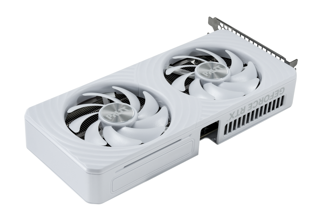 Видео карта PALIT GeForce RTX 5060 WHITE OC, 8GB GDDR7 128-bit, PCI-E 5.0, 2280MHz, 145W - NE75060U19P1-GB2063M - 3