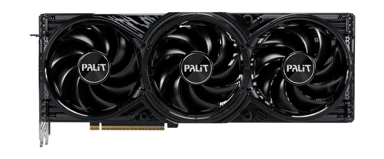 Видео карта PALIT RTX 5080 GamingPro OC, 16GB GDDR7 256-bit, PCI-E 5.0, 10752 CUDA Cores, 2700MHz Boost - NE75080S19T2-GB2031A - 2