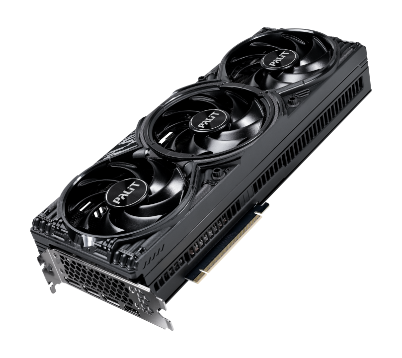 Видео карта PALIT RTX 5080 GamingPro OC, 16GB GDDR7 256-bit, PCI-E 5.0, 10752 CUDA Cores, 2700MHz Boost - NE75080S19T2-GB2031A - 3