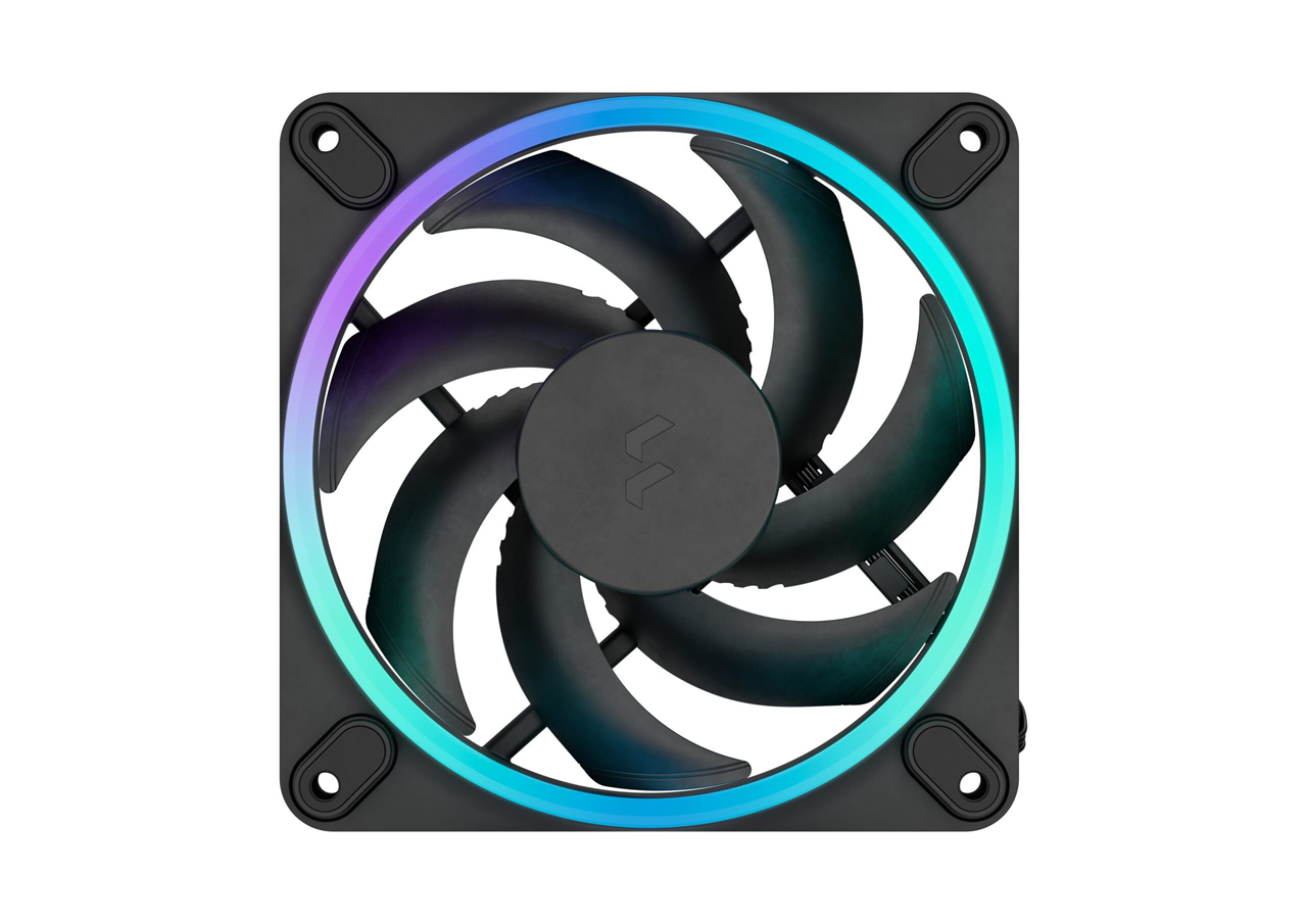 Вентилатор Fractal Design Momentum 14 RGB, 140mm, 7-blade, FDB, 350-1800 RPM, 74.39 CFM, 28dB(A), RGB подсветка, 3-pack - FD-F-MR1-1403 - 1