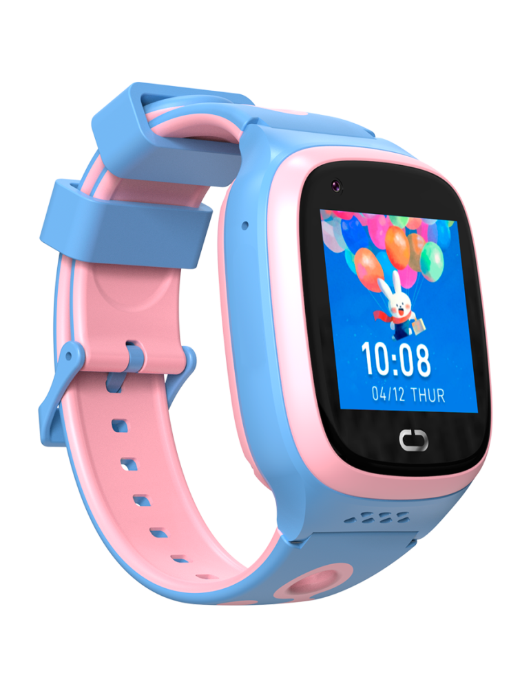 Смарт часовник Canyon Kids Watch ZEFIR KW-49, 1.40" TFT 240x240, Unisoc UMS9117-L, 64MB RAM, 1GB Storage, 4G E-SIM GPS WiFi, Pink&Light Blue - CNE-KW49PB - 2